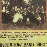 Inkberrow Band 1880s kindly supplied by Marion Willis
